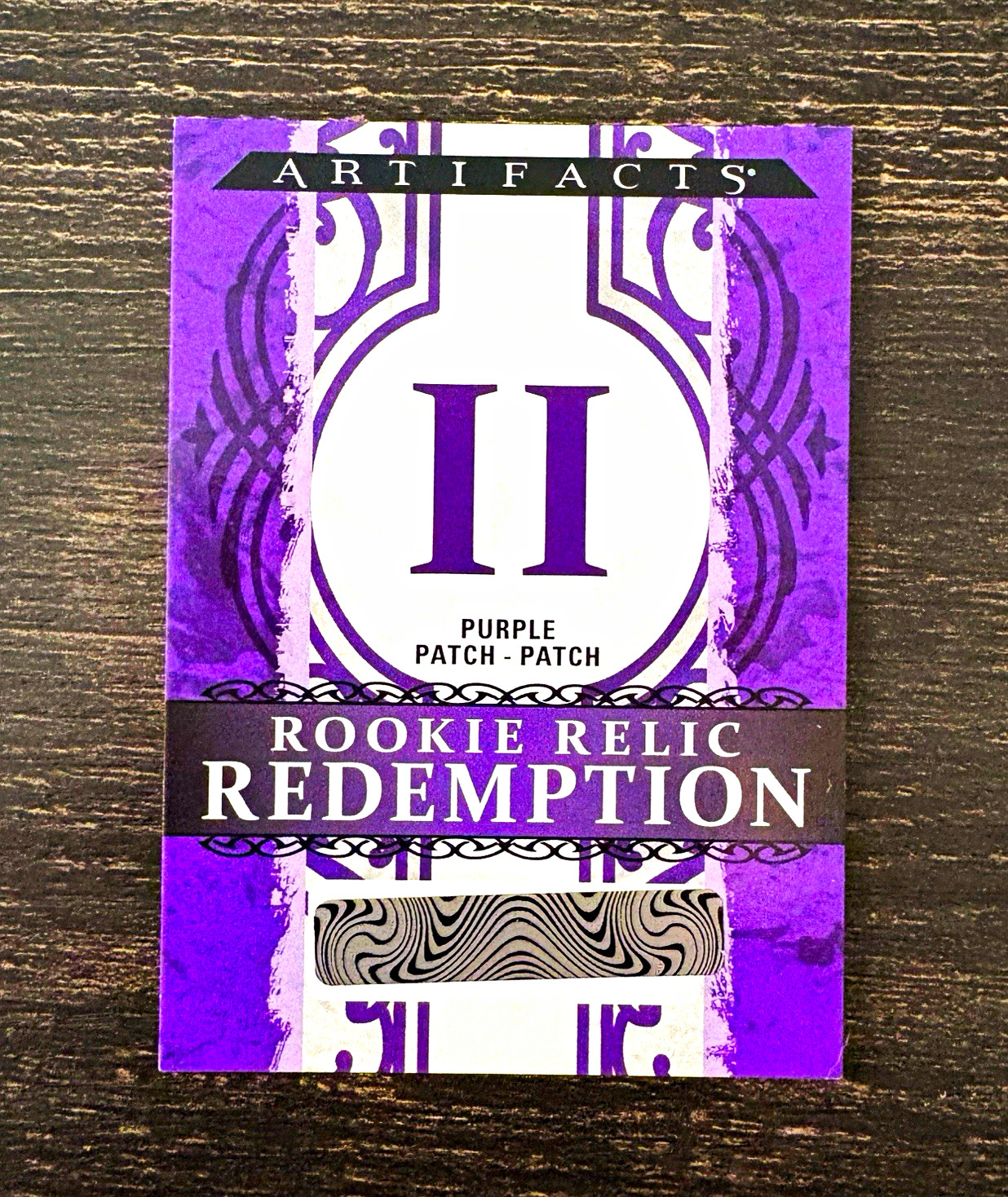 2026-27 UD Artifacts Purple Rookie Relic Redemption 2 Dual Patch Ivar Stenberg