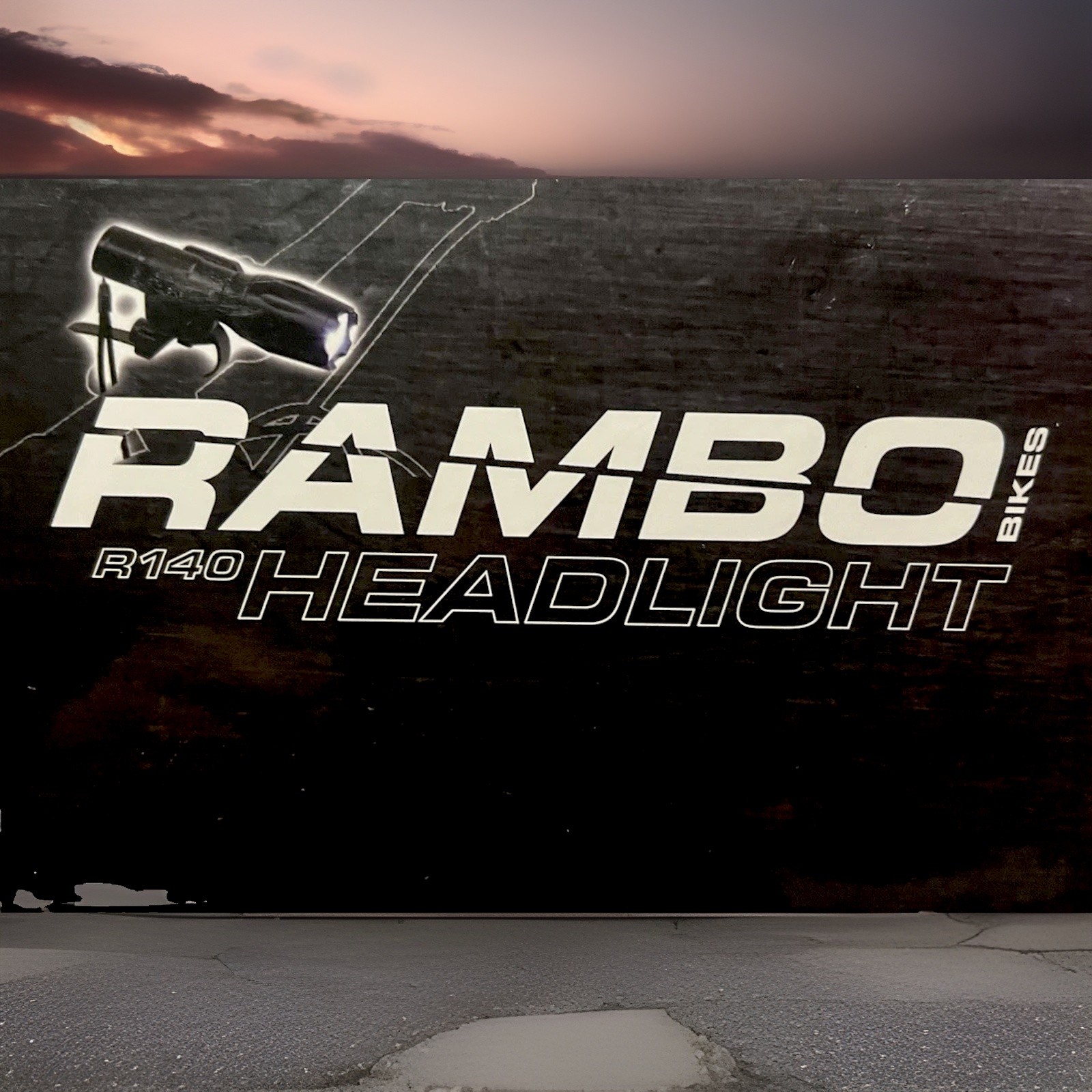 Rambo Bikes R140 Headlight/Flashlight Rambo Bikes R140 Headlight/Flashlight