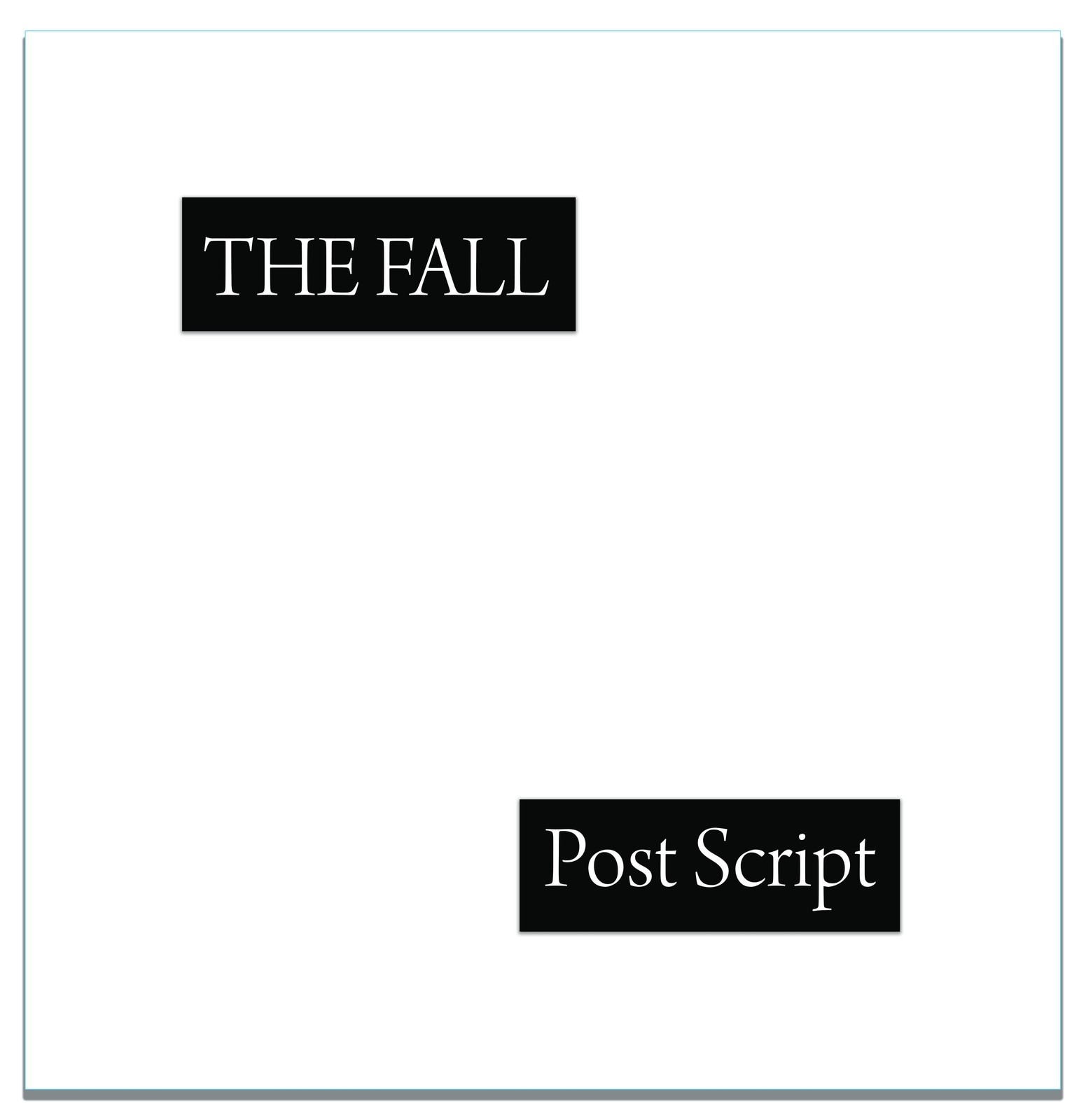 The Fall Post Script (Vinyl) 12