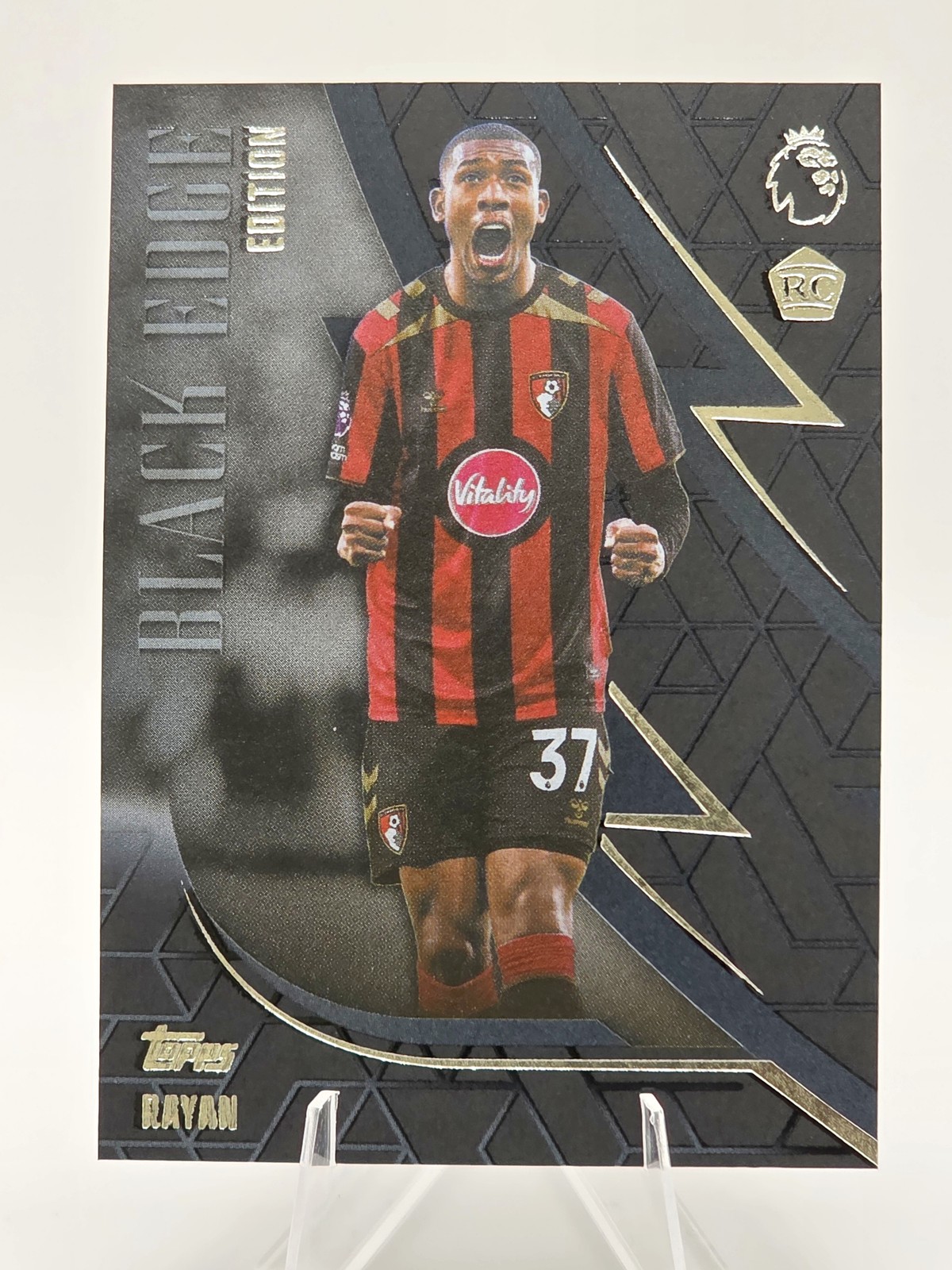 2026/27 Topps Flagship Premier Rayan Black Edge Edition RC AFC Bournemouth #BE 8 2026/27 Topps Flagship Premier Rayan Black Edge Edition RC AFC Bournemouth #BE 8