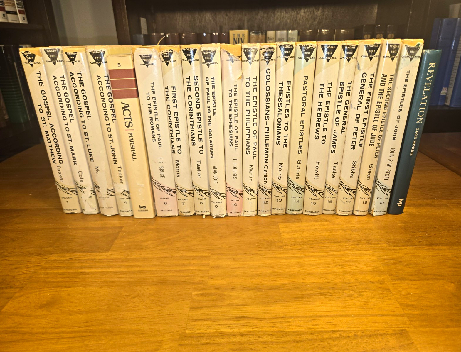 Tyndale New Testament Commentaries HC Revised Ed w/DJ Tasker/Bruce/Morris 1976 Tyndale New Testament Commentaries HC Revised Ed w/DJ Tasker/Bruce/Morris 1976