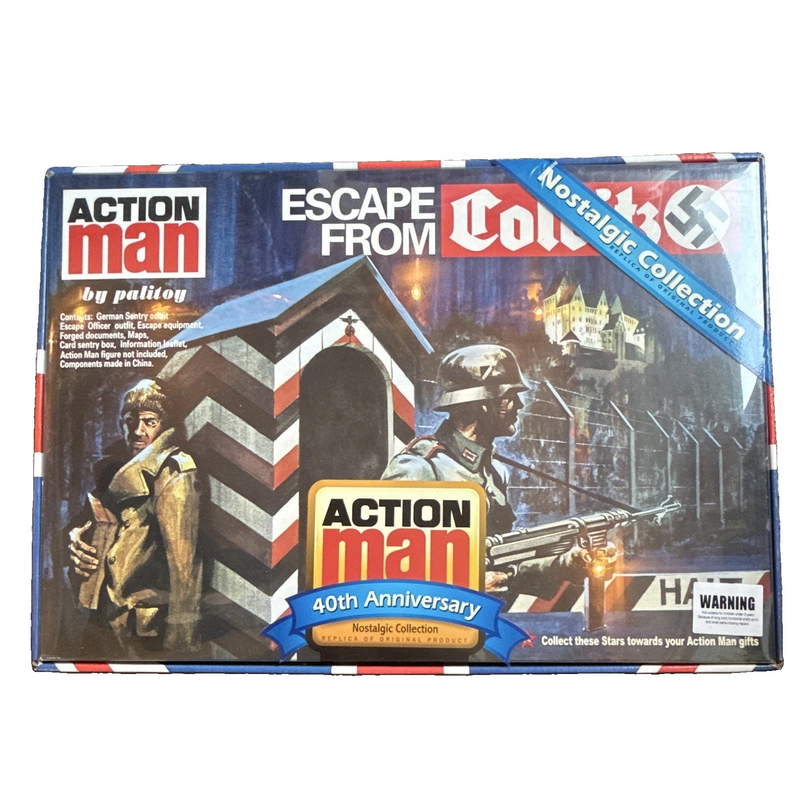 Action Man 40th Anniv Escape from Colditz Playset Palitoy Hasbro MINT SEALED