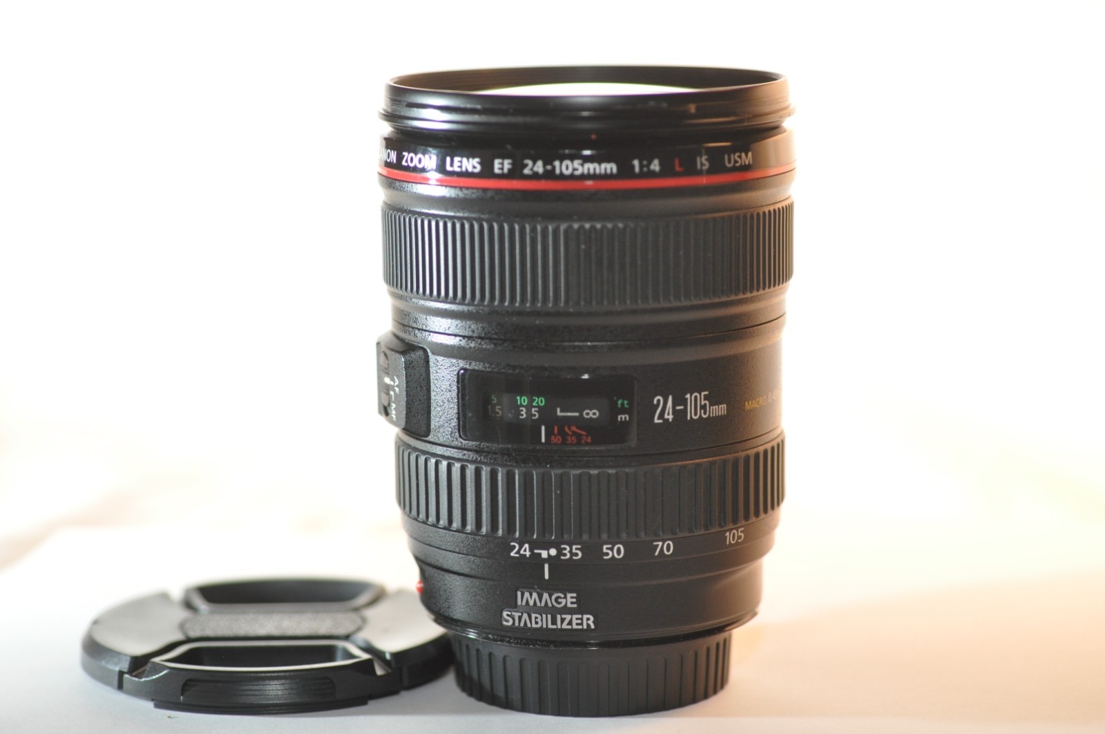 Canon EOS EF 24-105mm f/4 L USM IS lens for EOS 1V A2 Elan T8 T7 90D 80D 6D 5D