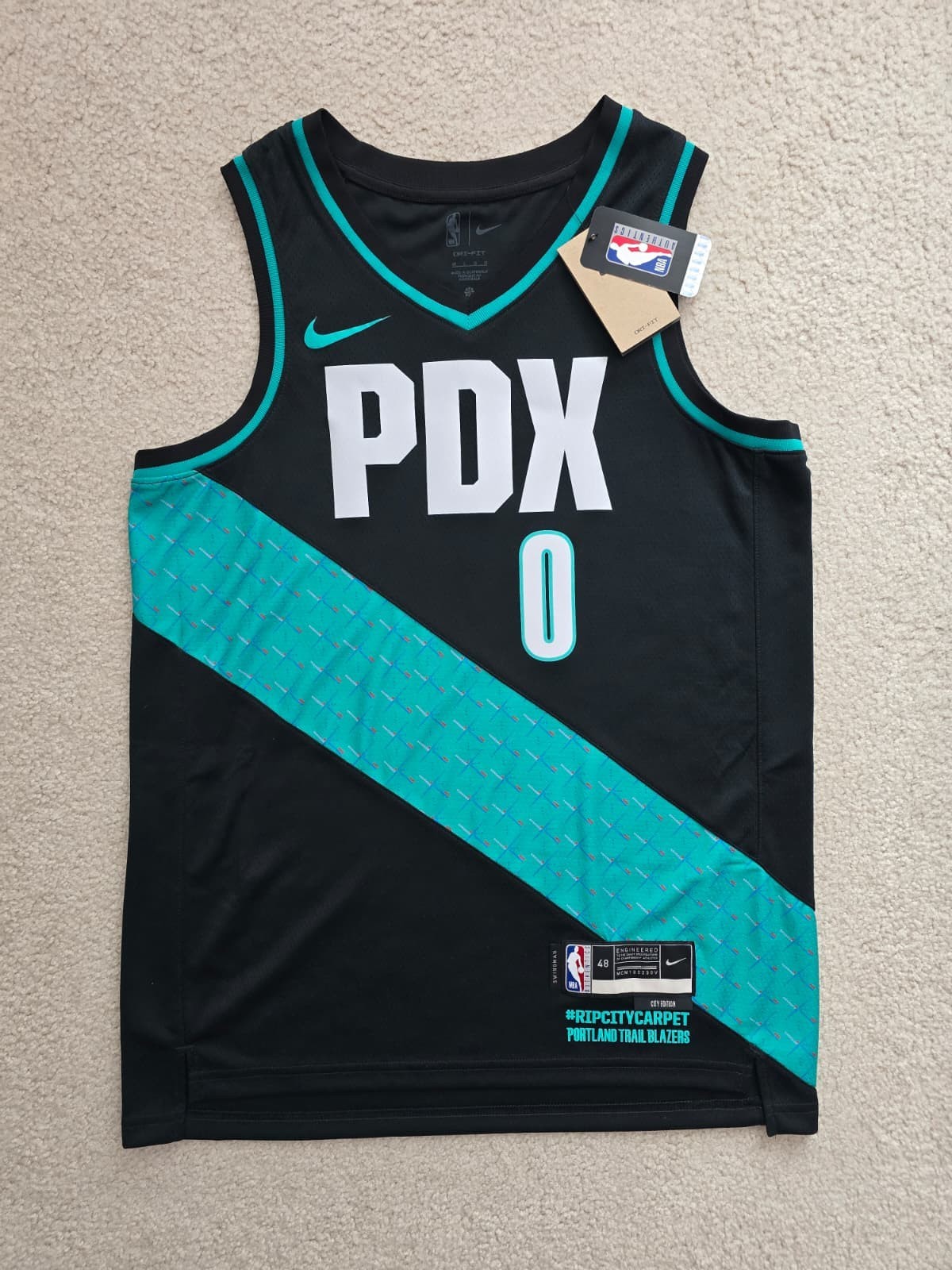 Damian Lillard Portland Trail Blazers Nike 2022 City Edition Swingman Jersey PDX