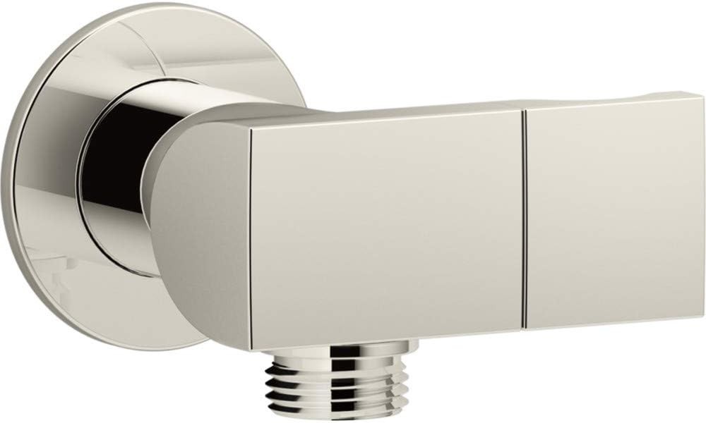 Kohler K-98354-SN Exhale Wall-Mount Supply Elbow with Check Valve & Handshower