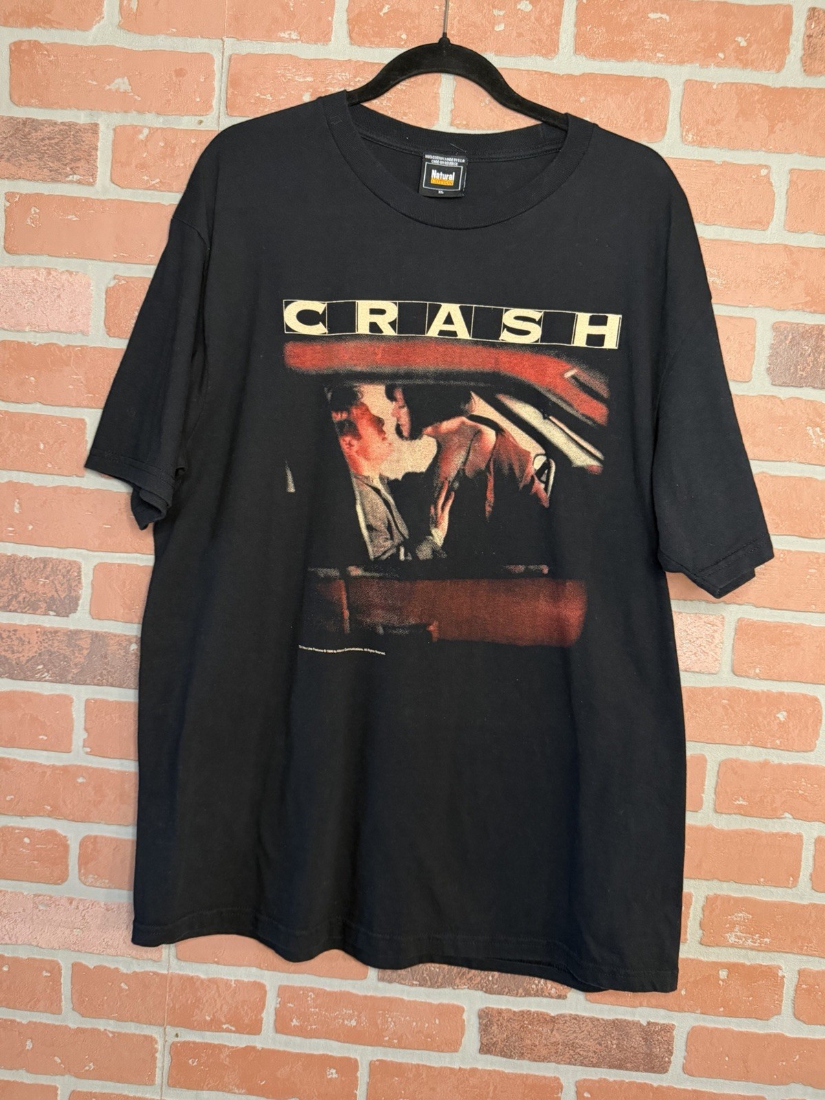 Vintage 1996 David Cronenberg CRASH Movie Promo T-Shirt Horror Cult Grail XL