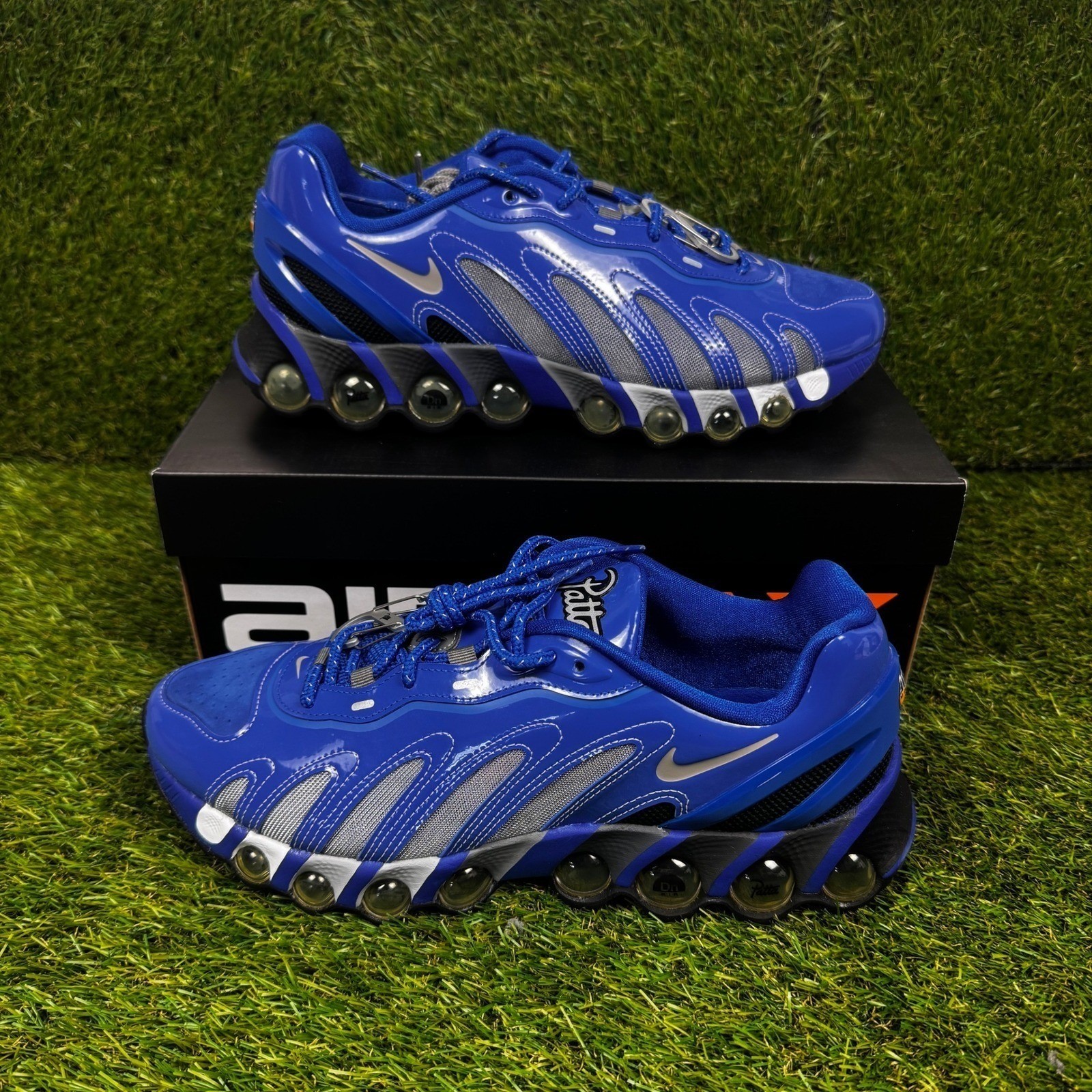 Nike Air Max DN8 SP Patta Game Royal Light Charcoal Blue FJ4690-400 Size 11.5 Nike Air Max DN8 SP Patta Game Royal Light Charcoal Blue FJ4690-400 Size 11.5