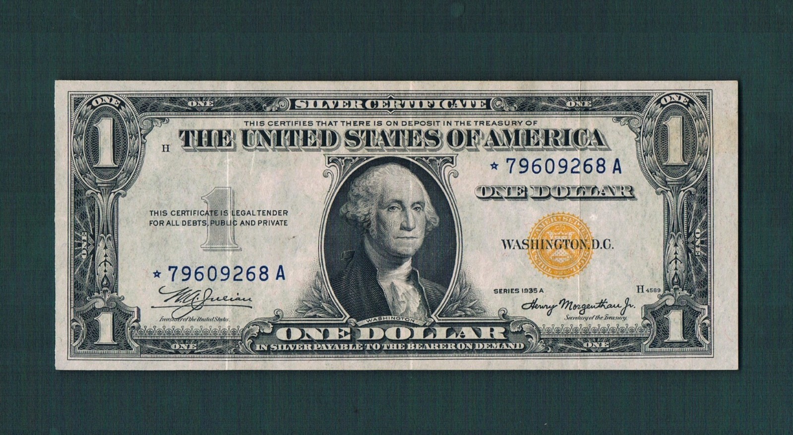 $1.00 1935A Fr#2306 Silver Certificate North Africa STAR Note~Nice(VF+/XF)&EPQ $1.00 1935A Fr#2306 Silver Certificate North Africa STAR Note~Nice(VF+/XF)&EPQ