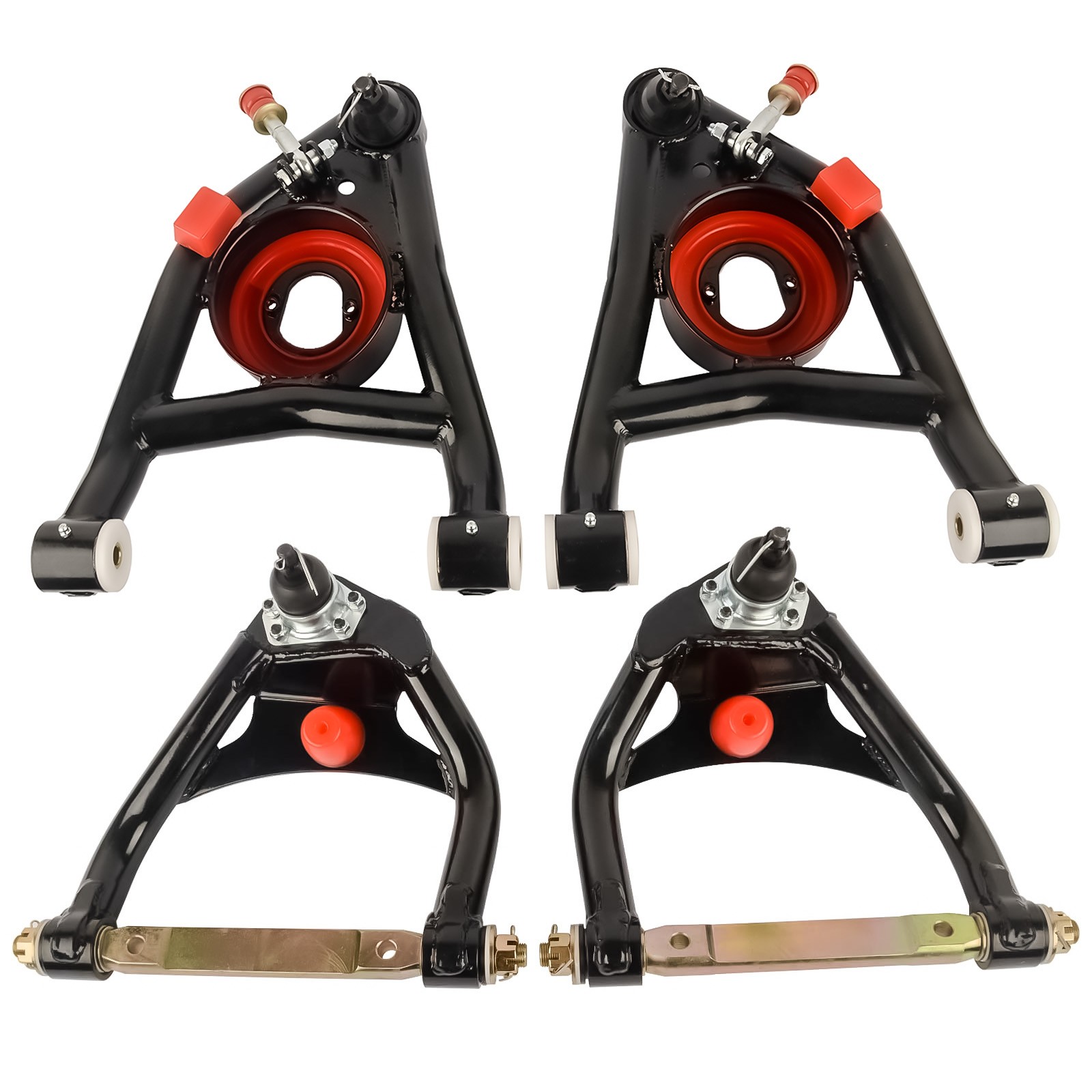 For 64-72 GM A Body Gto Heavy Duty Tubular Upper & Lower Control Arms Chevelle