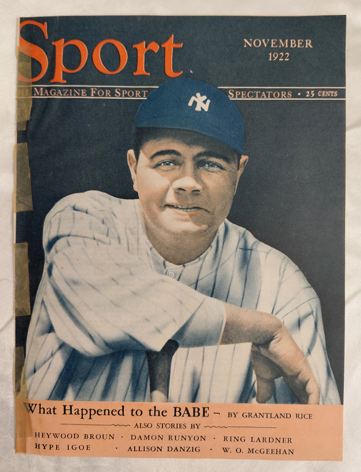 Scarce c. 1948 Babe Ruth SPORT Magazine 
