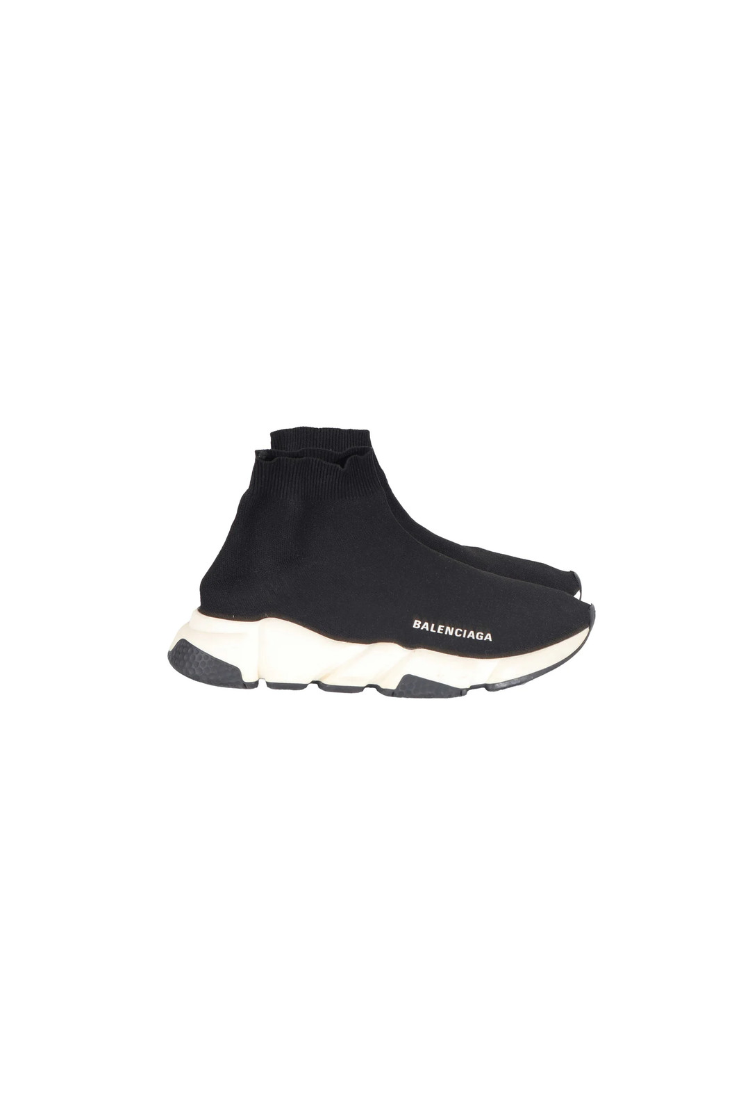 Balenciaga Speed Sneaker Black Knit Sock Trainers Size 39 US 9