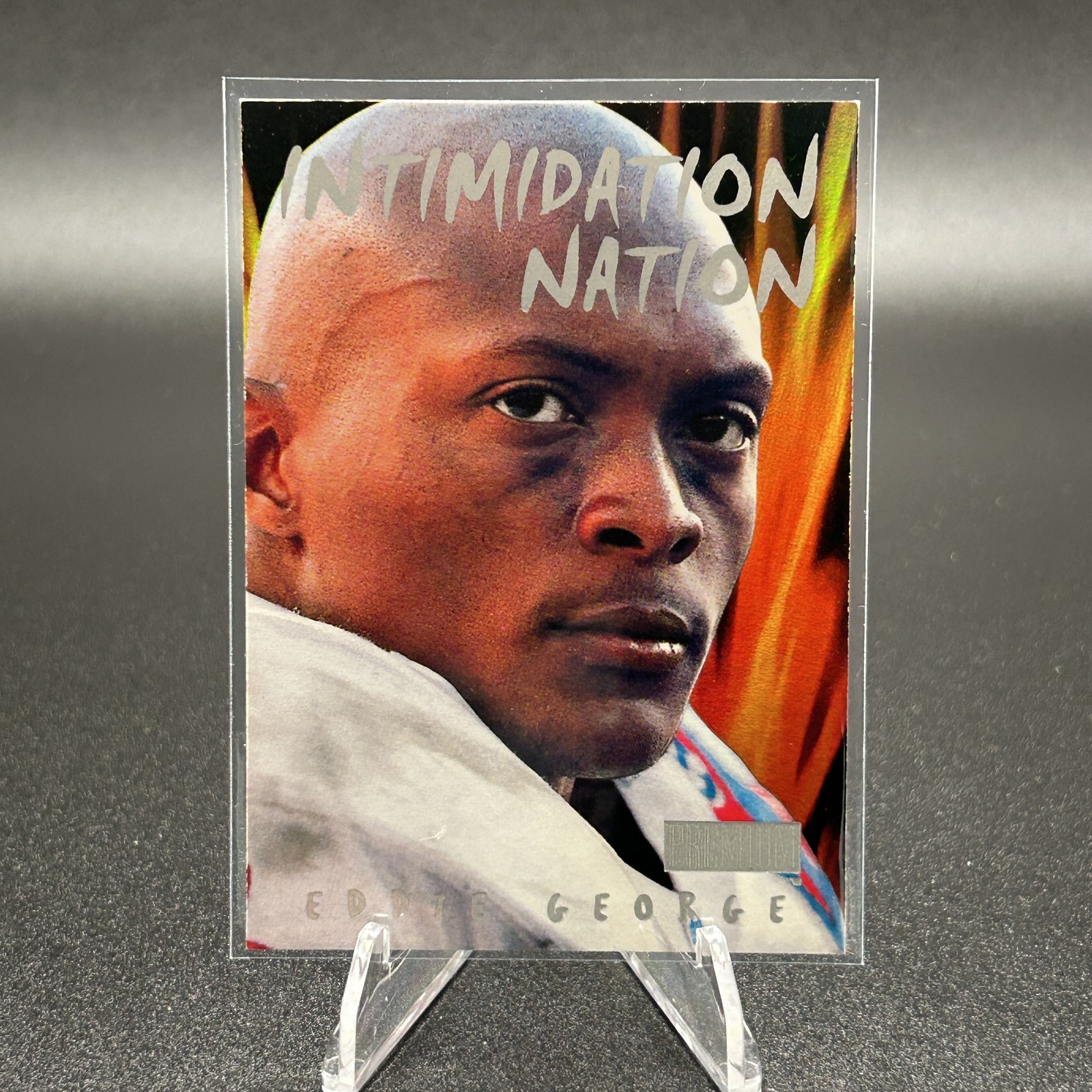 1998 SkyBox Premium EDDIE GEORGE #5 Intimidation Nation Football Card EX
