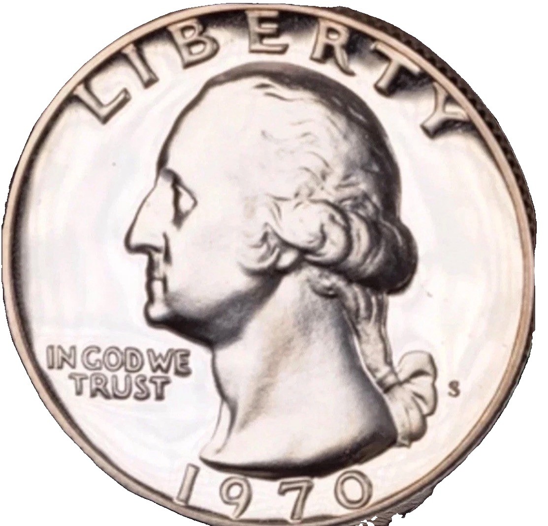 1970-S GEM PROOF Washington Quarter Coin BLAZING PRF Fast Shipping 1970-S GEM PROOF Washington Quarter Coin BLAZING PRF Fast Shipping