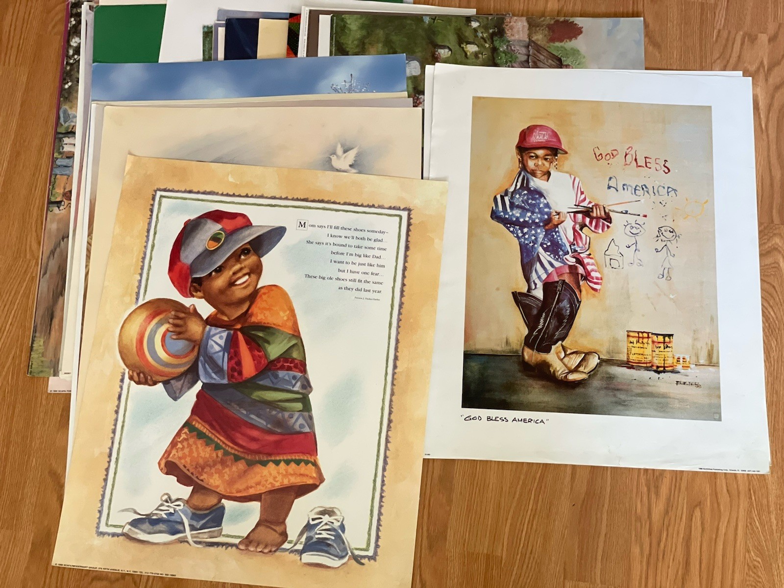 Vintage African American Litho Prints Art Lot 68 16x20 Slavery History Culture Vintage African American Litho Prints Art Lot 68 16x20 Slavery History Culture