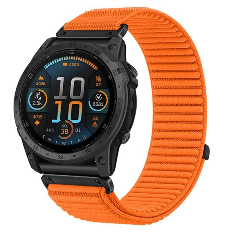 22/26mm QuickFit Woven Nylon Watch Band For Garmin D2 Marq Epix Pro Gen 2 & More