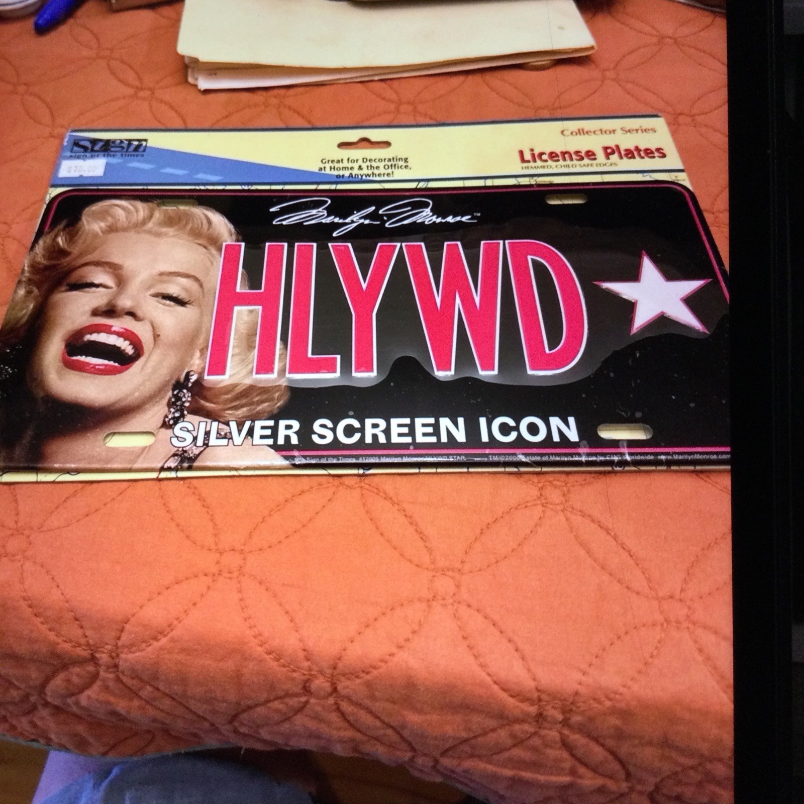 Vintage Marilyn Monroe Collectibles Lot License Plate Mugs Art Card Vintage Marilyn Monroe Collectibles Lot License Plate Mugs Art Card