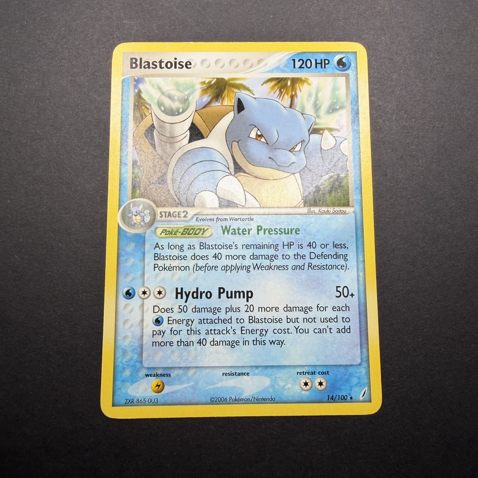 Pokémon Blastoise 14/100 EX Crystal Guardians Non-Holo Rare Moderately Played Pokémon Blastoise 14/100 EX Crystal Guardians Non-Holo Rare Moderately Played