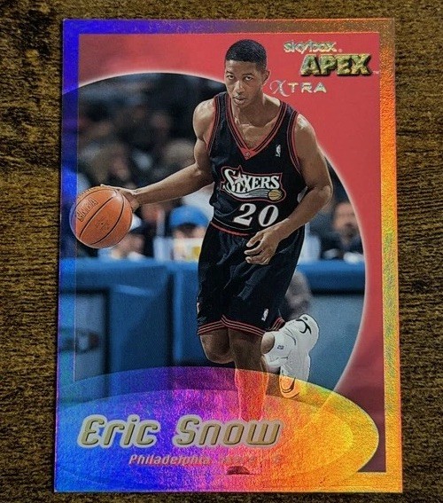 1999-00 Skybox Apex Xtra Eric Snow #140X /50 Super Rare Vintage 76ers SSP 1999-00 Skybox Apex Xtra Eric Snow #140X /50 Super Rare Vintage 76ers SSP