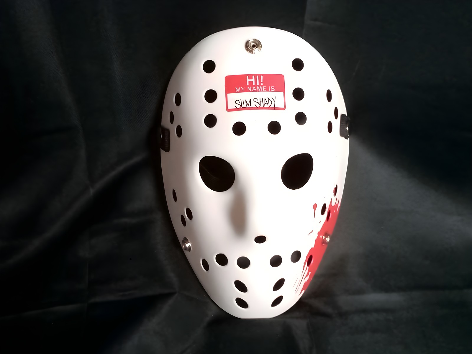 Eminem “Hi My Name Is Slim Shady” Hockey Mask Eminem “Hi My Name Is Slim Shady” Hockey Mask