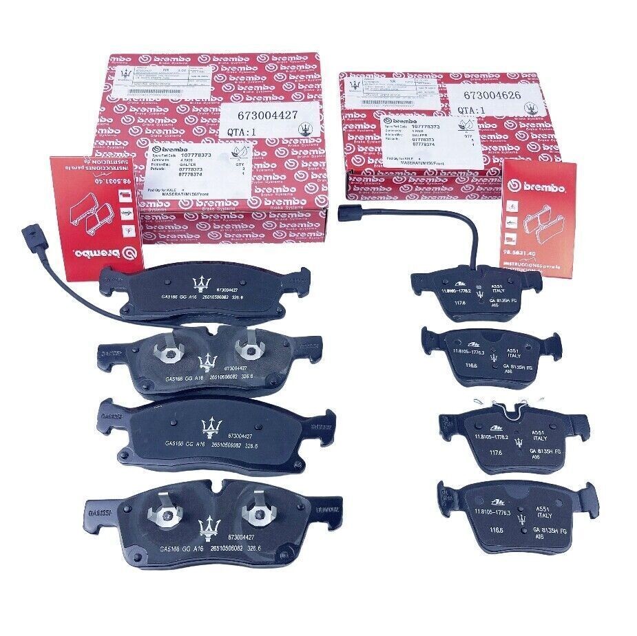 Fits For Maserati Levante 2017-2021 New Front ＆ Rear Brake Pads