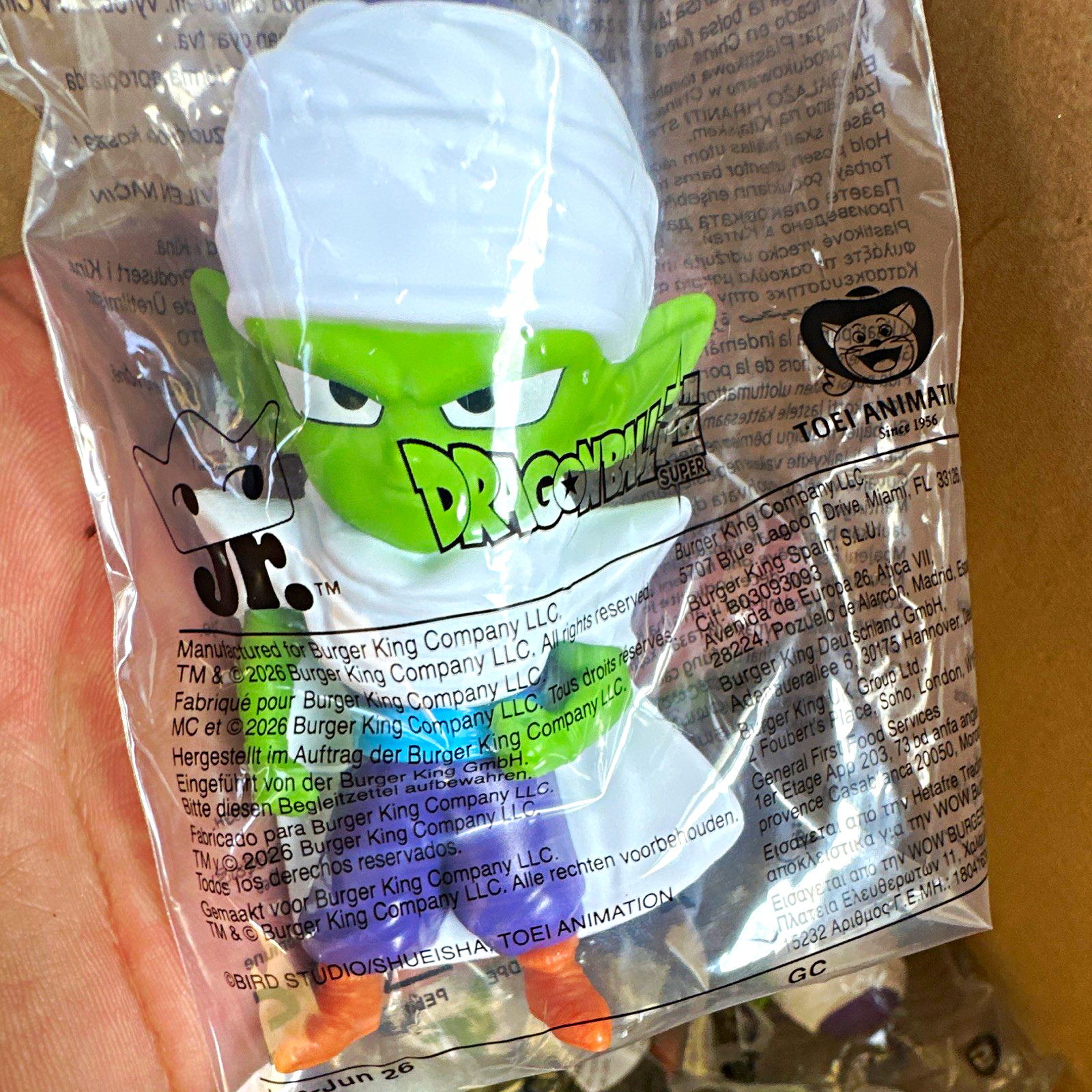 2026 Burger King Dragon Ball Super Piccolo Figure Premium Toy 2026 Burger King Dragon Ball Super Piccolo Figure Premium Toy