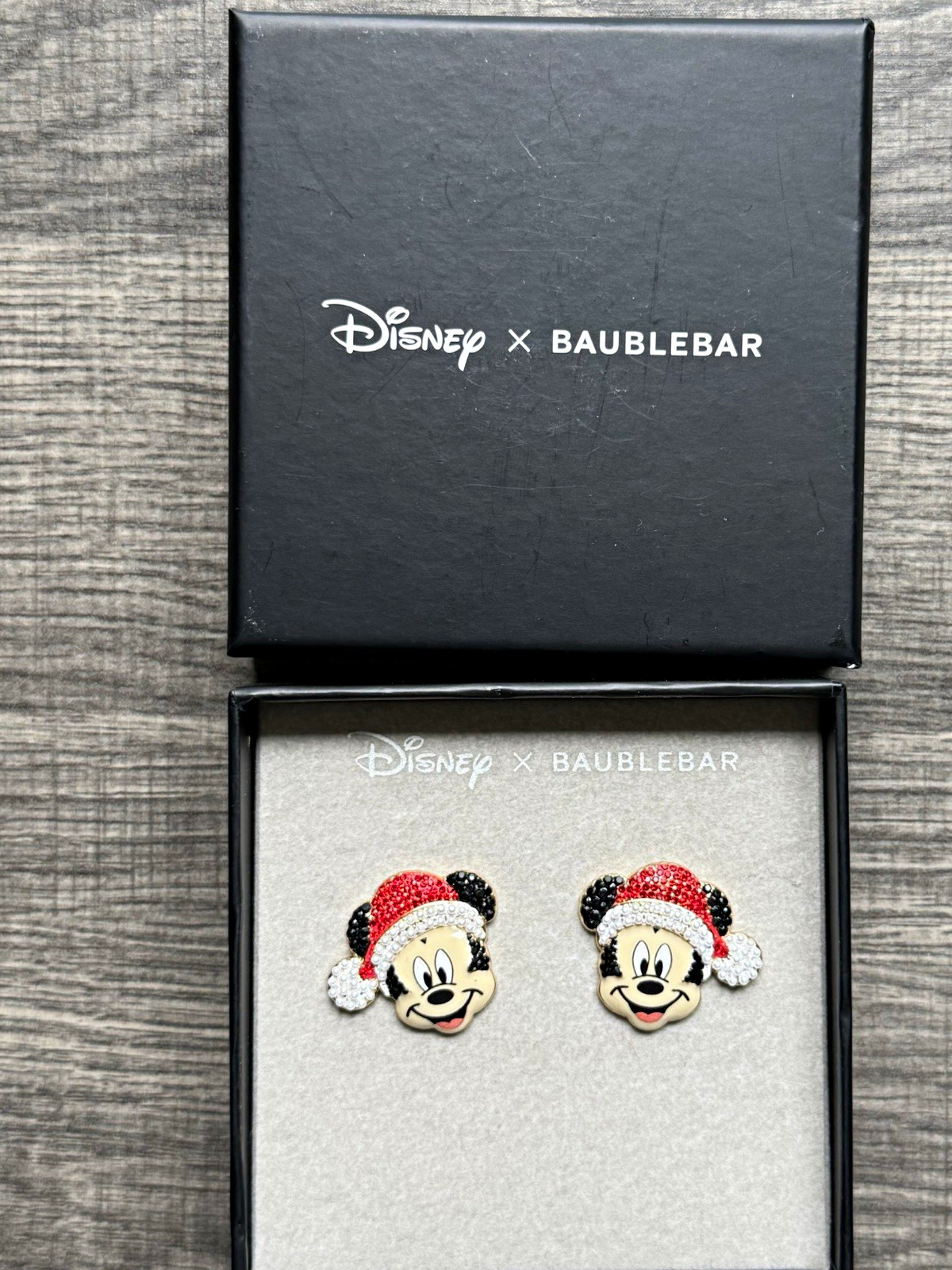 Disney x BaubleBar Mickey Mouse Santa Hat Stud Earrings, Disney Franchise Disney x BaubleBar Mickey Mouse Santa Hat Stud Earrings, Disney Franchise