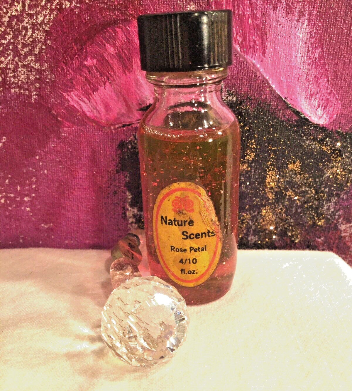 Rose Essential Oil Vintage 4/10 Rare Unused Nature Scent 1970's