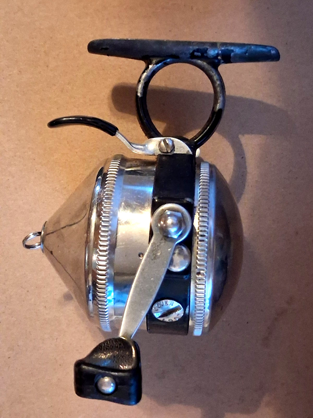 Vintage Zebco Model 44 Trigger Spin Reel In good Used Condition Works Vintage Zebco Model 44 Trigger Spin Reel In good Used Condition Works