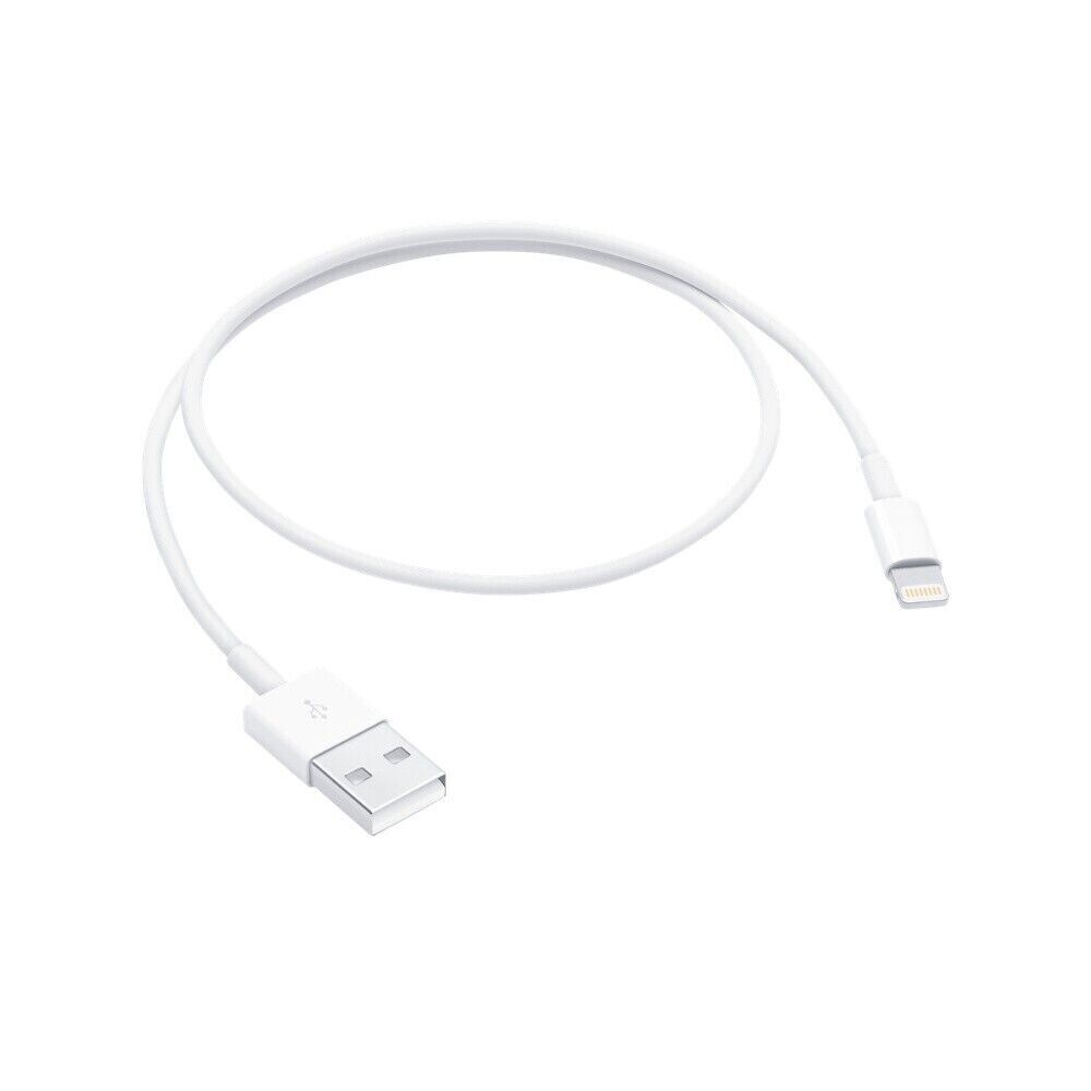 Apple iPhone compatible USB-A White Charging Cable (3FT, 1M) Apple iPhone compatible USB-A White Charging Cable (3FT, 1M)