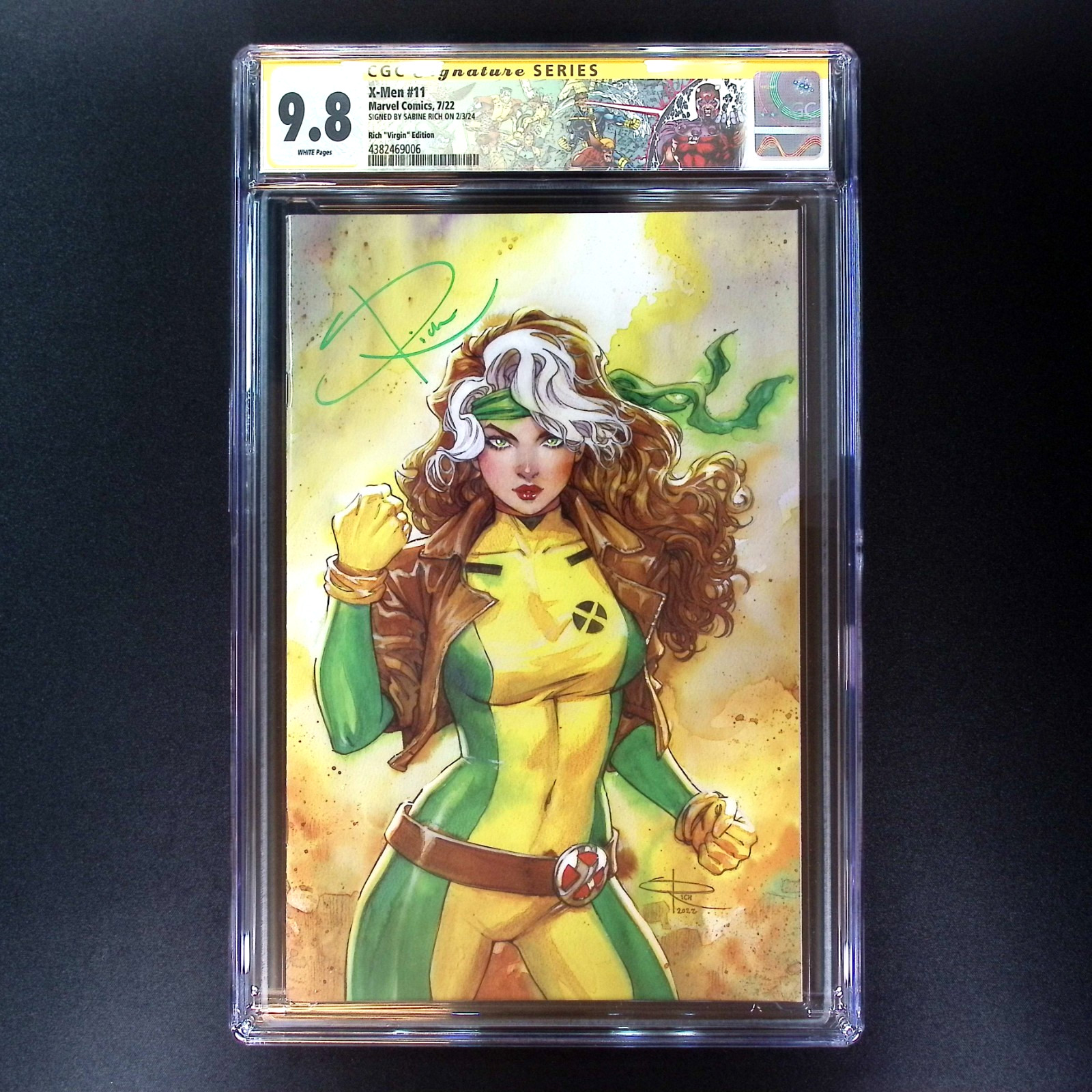 X-Men #11 | Marvel 2022 | Sabine Rich Virgin Variant | Custom Label | CGC 9.8 X-Men #11 | Marvel 2022 | Sabine Rich Virgin Variant | Custom Label | CGC 9.8