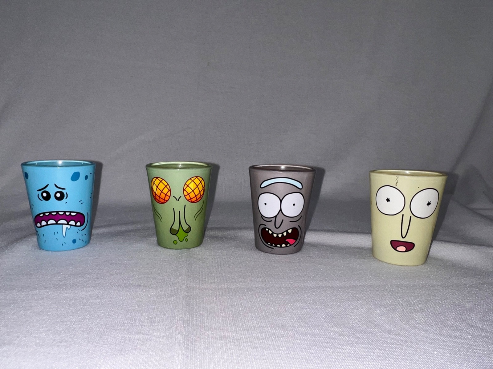 Rick And Morty 1.5oz Glassware Set - 4 Shot Glasses Rick And Morty 1.5oz Glassware Set - 4 Shot Glasses