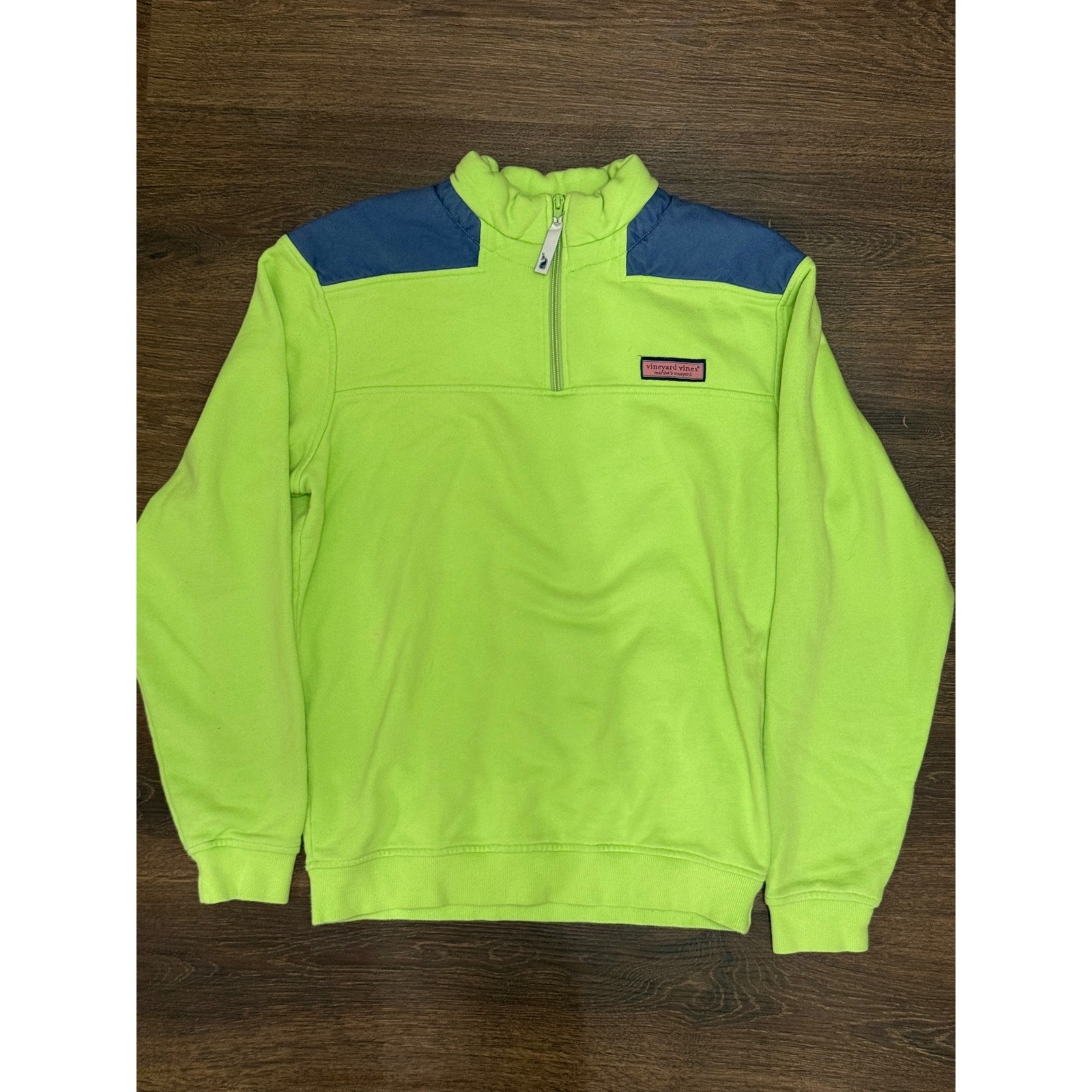 Vineyard Vines Shep Shirt Women S Lime Green Navy Quarter Zip 2015 Vineyard Vines Shep Shirt Women S Lime Green Navy Quarter Zip 2015