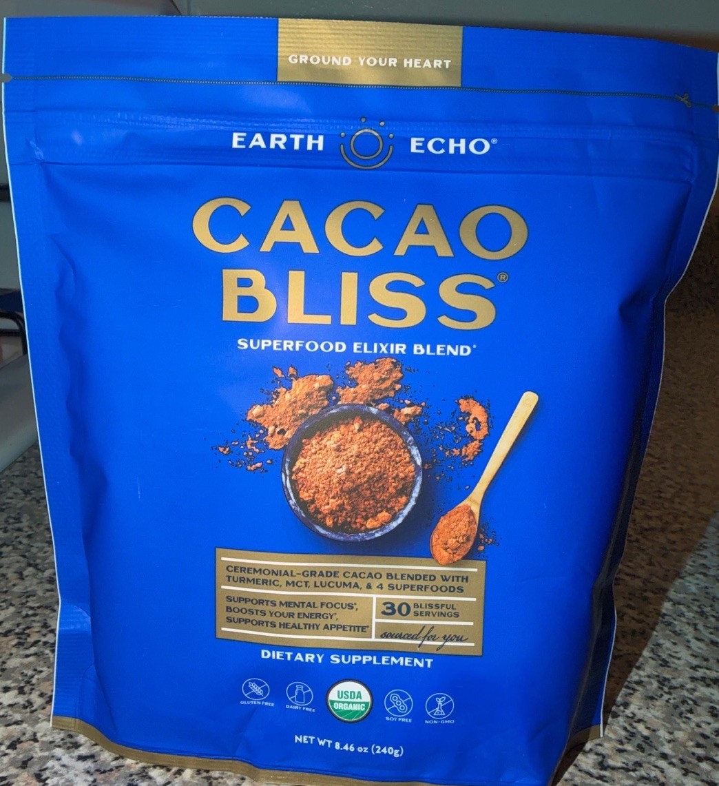 Earth Echo Raw Cacao Bliss Superfood Powder Organic Non GMO Health 30 Serving Earth Echo Raw Cacao Bliss Superfood Powder Organic Non GMO Health 30 Serving