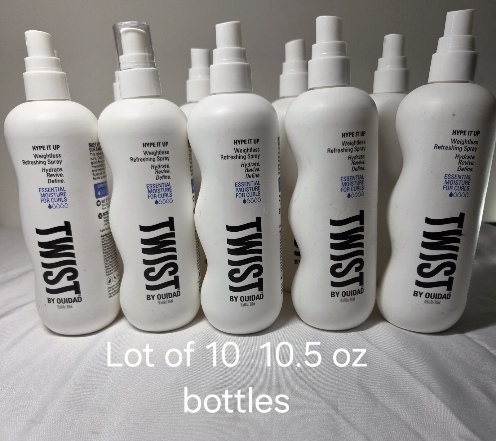 Lot Of 10 10.5 Oz Ouida Hype It Up For Curls Lot Of 10 10.5 Oz Ouida Hype It Up For Curls