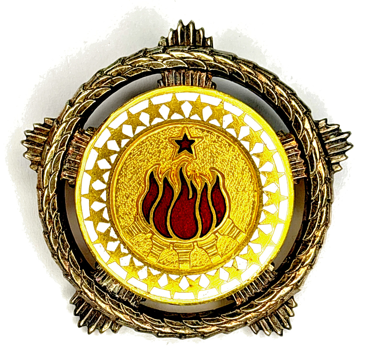 Original Yugoslavia Order Brotherhood & Unity II Class IKOM Silver Enamel