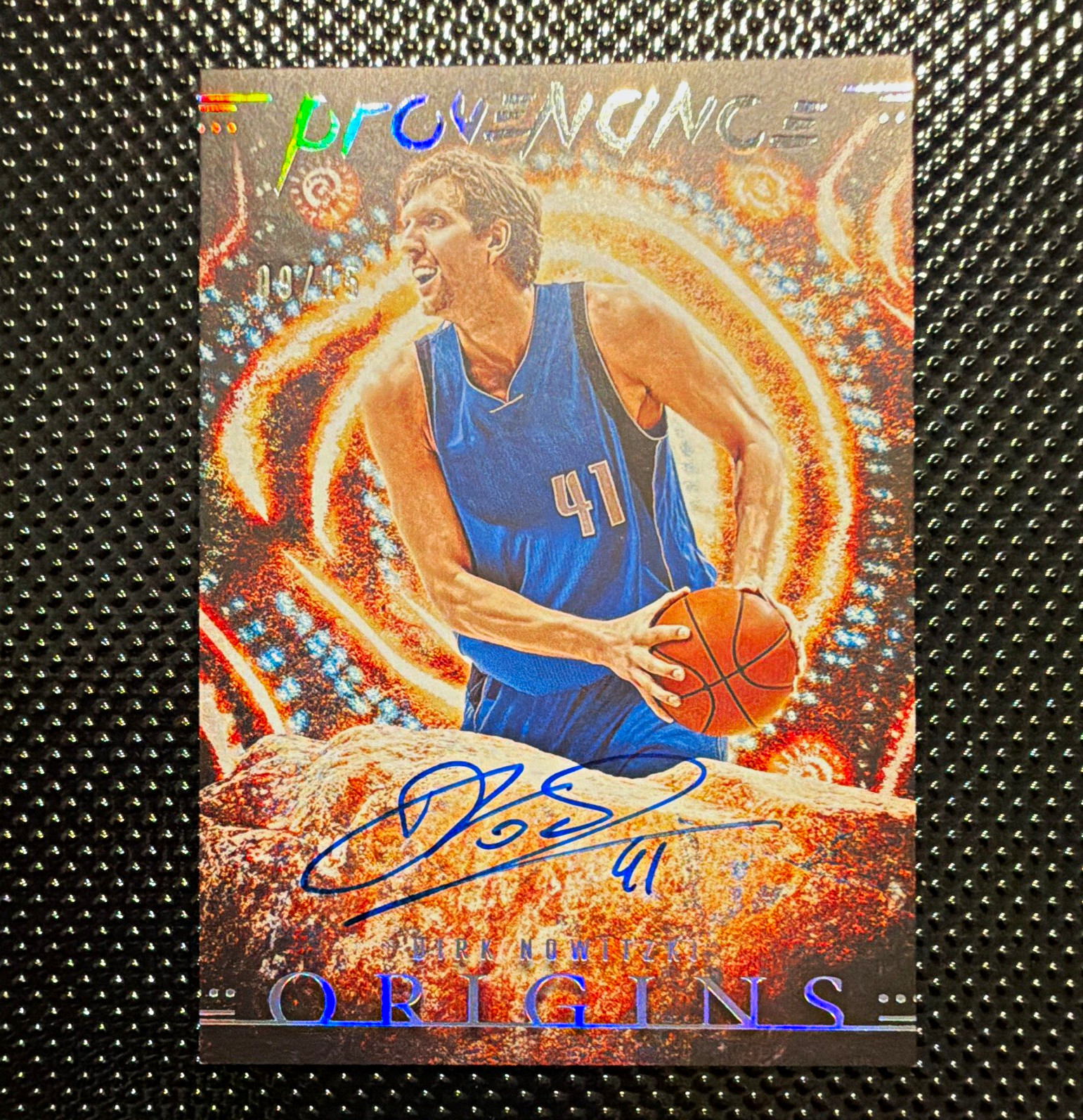 Panini Origins 25-26 Dirk Nowitzki Auto “Provenance” /15 Mavericks  🔥🔥🔥