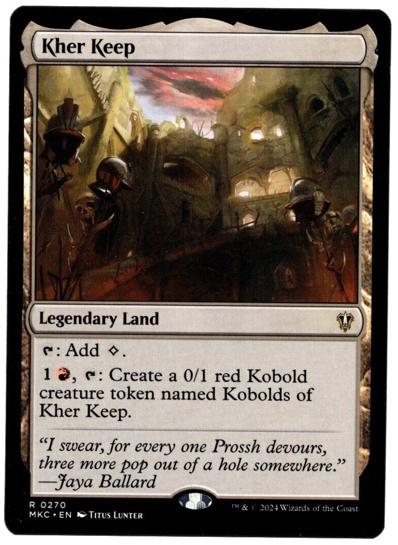 Kher Keep 0270 Non Foil Rare Murders at Karlov Manor MTG Near Mint