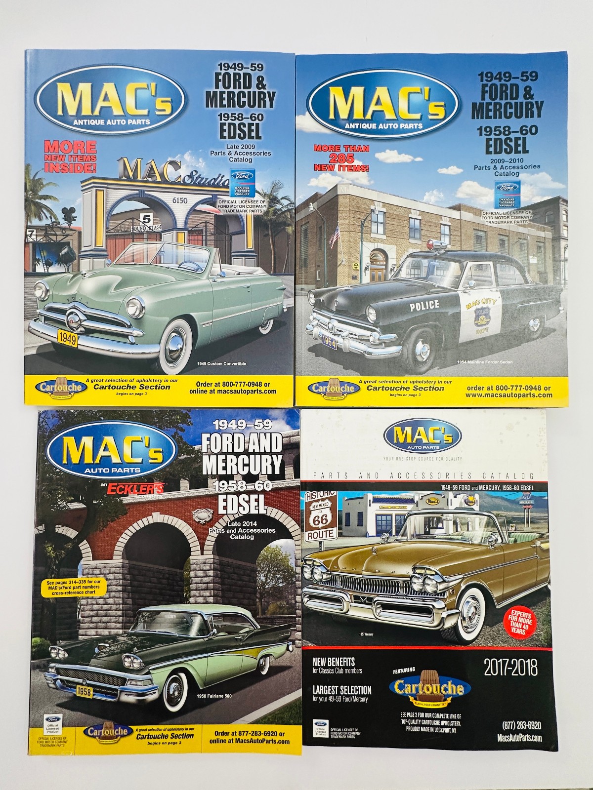 4 Mac's Antique Auto Parts Catalog Ford Mercury Edsel 1949-1959 4 Mac's Antique Auto Parts Catalog Ford Mercury Edsel 1949-1959