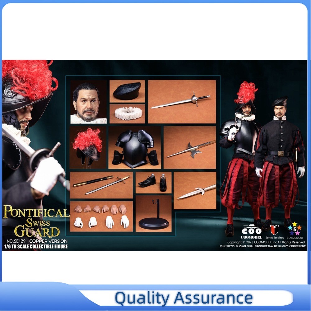 1PCS COOMODEL SE129 1/6 Pontifical Swiss Captain Action Figure Model Cupronicke 1PCS COOMODEL SE129 1/6 Pontifical Swiss Captain Action Figure Model Cupronicke