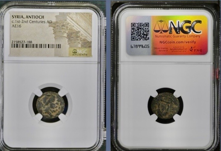 Ancient Coin 1st-2nd Century AD Authentic Greece under Roman Rule NGC Genuine