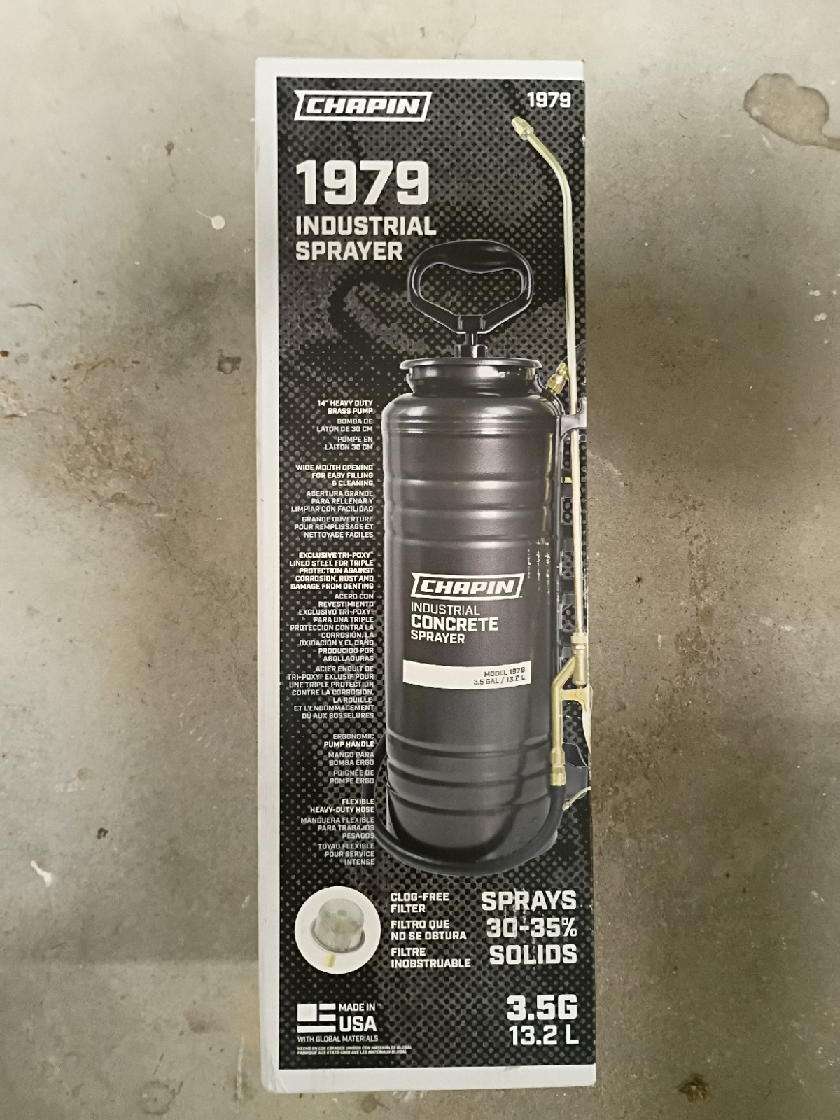 Chapin 1979 Industrial Concrete Sprayer (3.5 Gallon) Chapin 1979 Industrial Concrete Sprayer (3.5 Gallon)