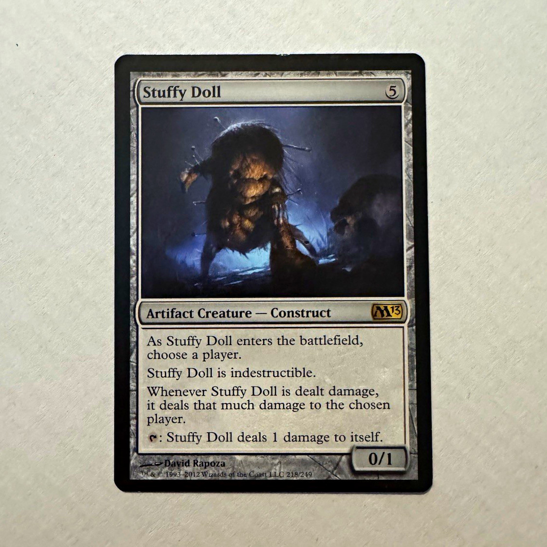 Wizards of the Coast MTG Stuffy Doll Core Set 2013 M13 Rare Colorless 218