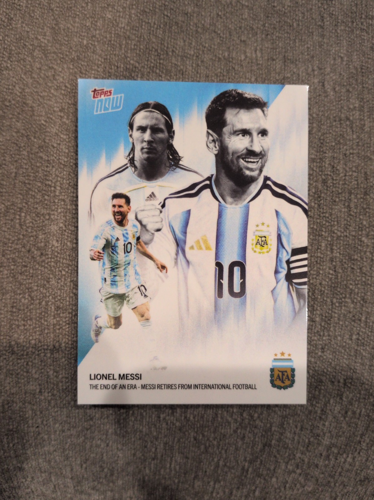 2026 Topps Now Argentina #1 Lionel Messi