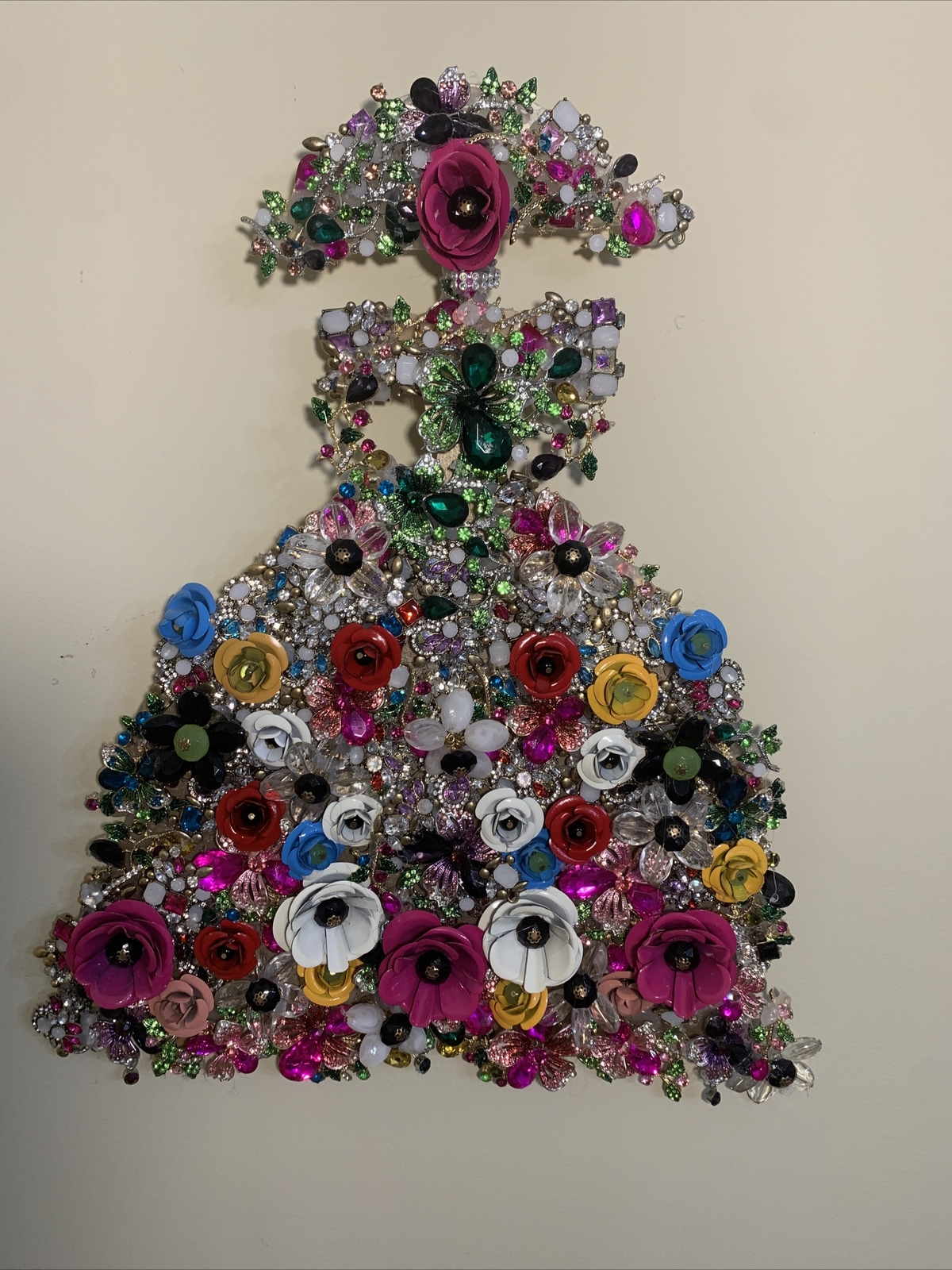 Bejeweled Contemporary And Vintage Pieces Original Wall Art