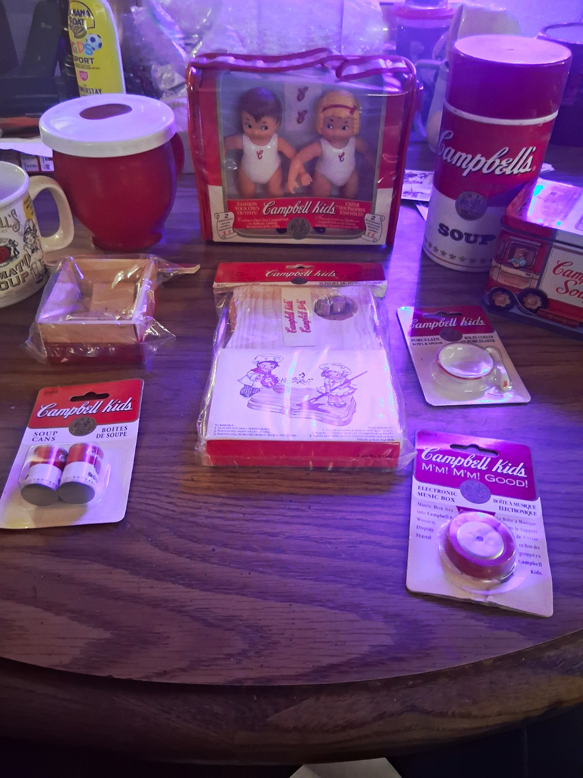 Vintage Cambells Soup Kids Lot Including Other Cambells Memorabilia