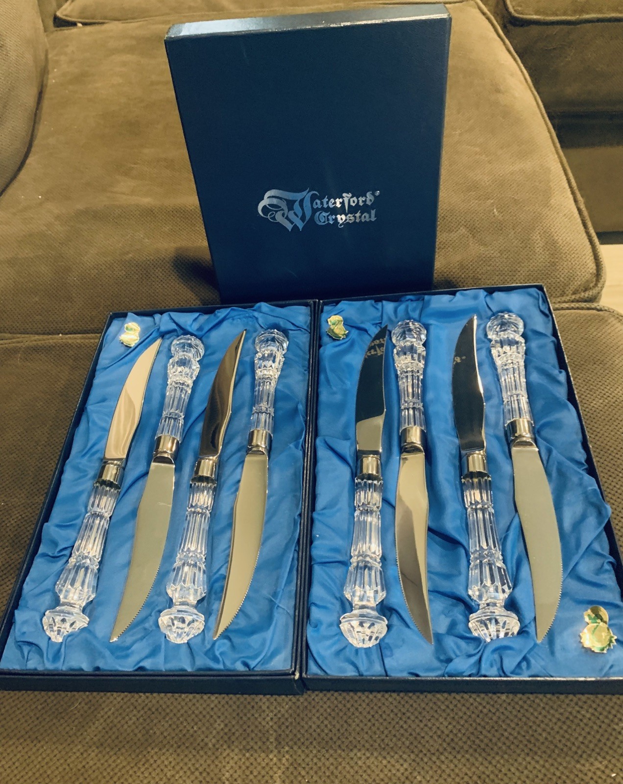 Vintage Waterford Crystal 8 Piece Steak Knives Vintage Waterford Crystal 8 Piece Steak Knives