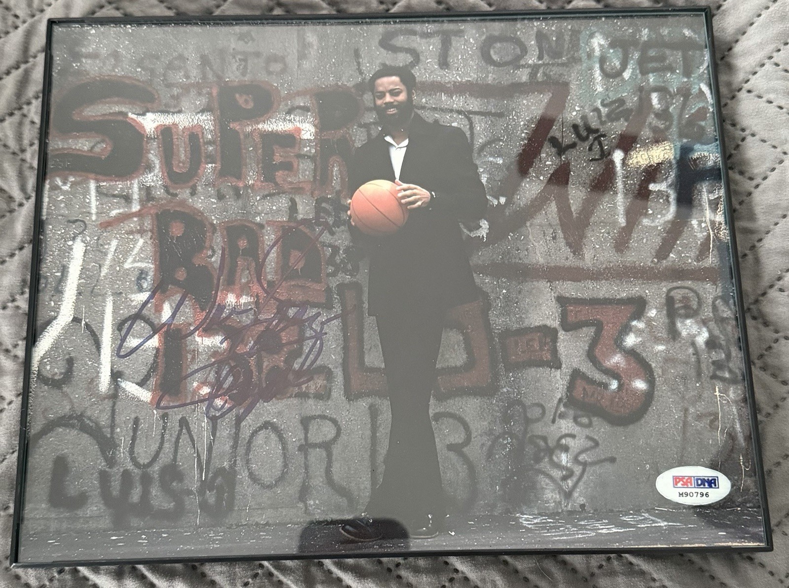 Group Of 3 | Walt Frazier Signed And Authenticated 8x10 Photos