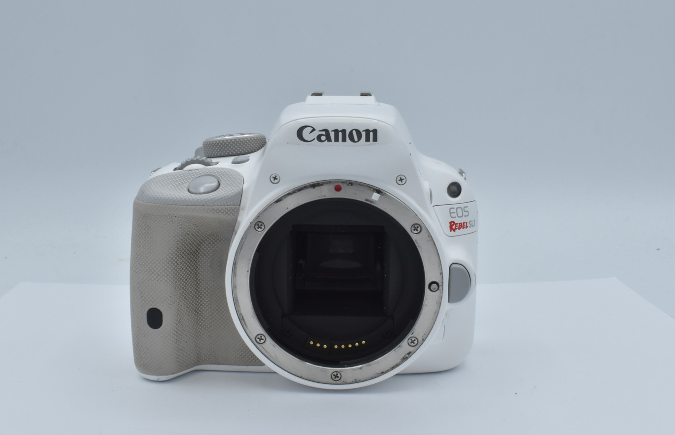 Canon EOS Rebel SL1 DSLR Digital SLR Camera Body, White (Taiwan)