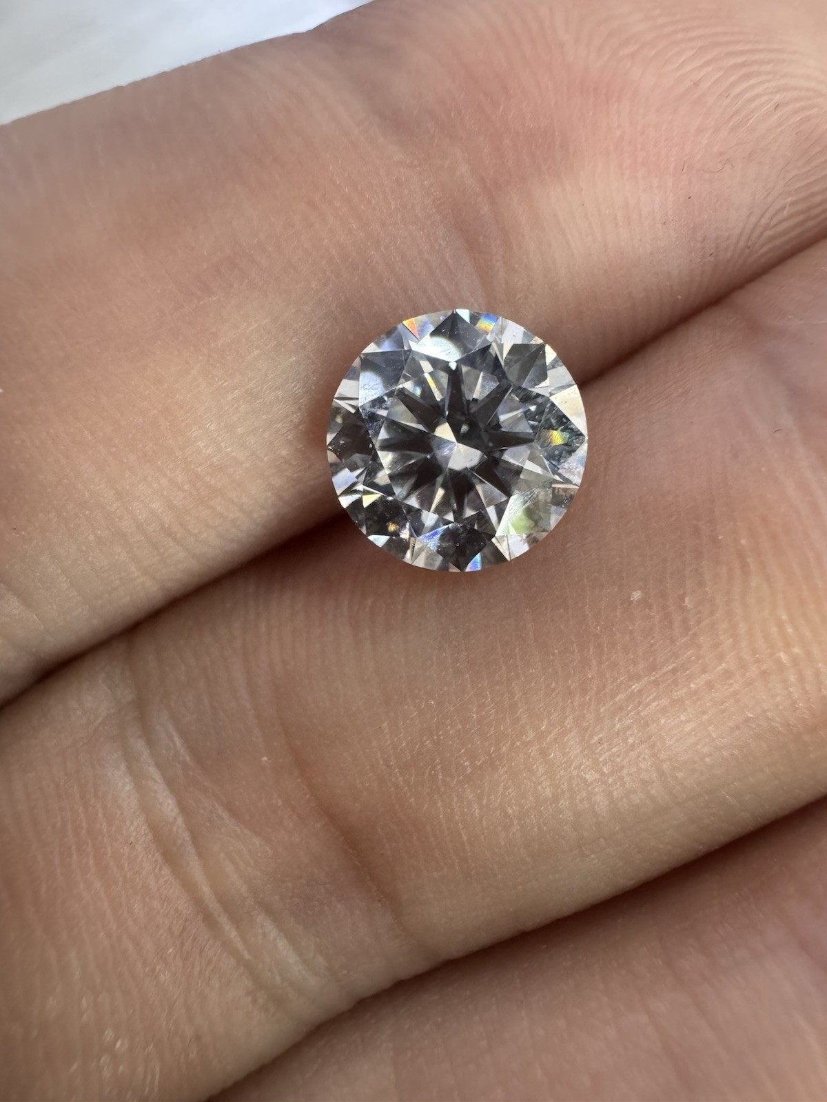 2.05 Ct Round Cut IGI Certified Lab Grown Diamond E Color VVS2 Clarity