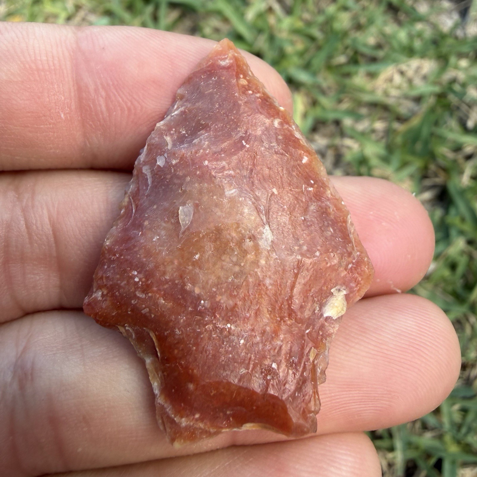 Candy Red Archaic Arrowhead Florida 1.79” Candy Red Archaic Arrowhead Florida 1.79”